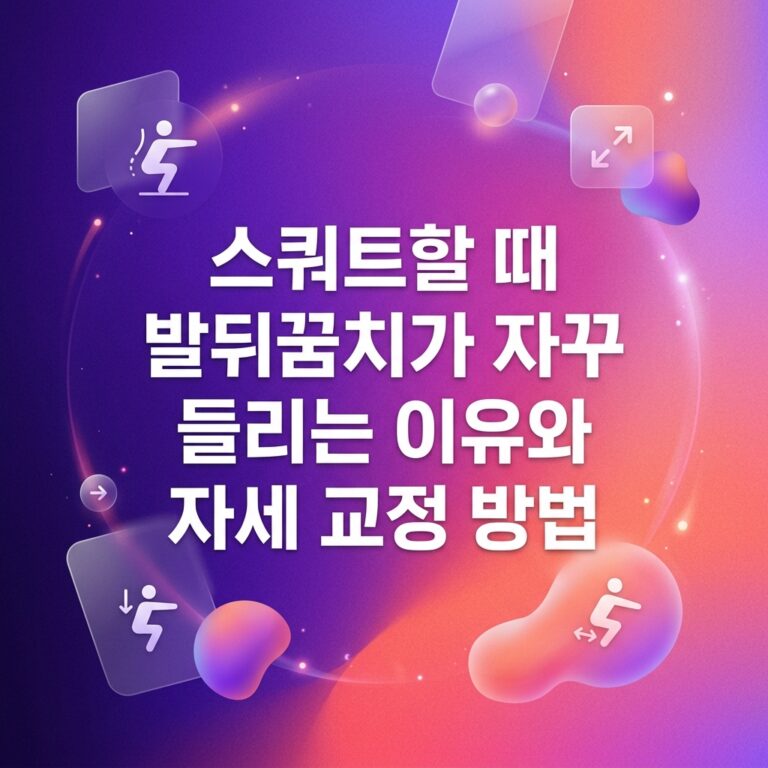 ai thumbnail gradient 스쿼트할 때 발뒤꿈치가 자꾸 들리는 이유와 자세 교정 방법 1787838957