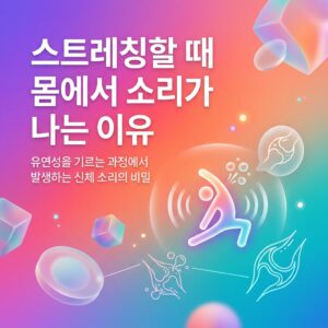 ai thumbnail gradient 스트레칭할 때 몸에서 소리가 나는 이유 1786981387