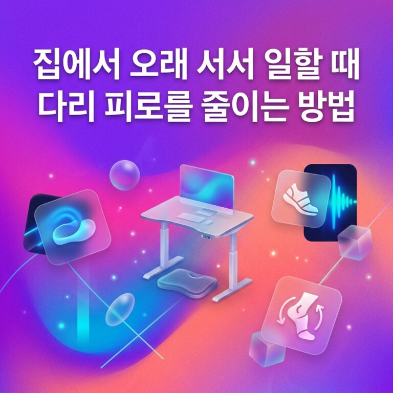 ai thumbnail gradient 집에서 오래 서서 일할 때 다리 피로를 줄이는 방법 1786981761