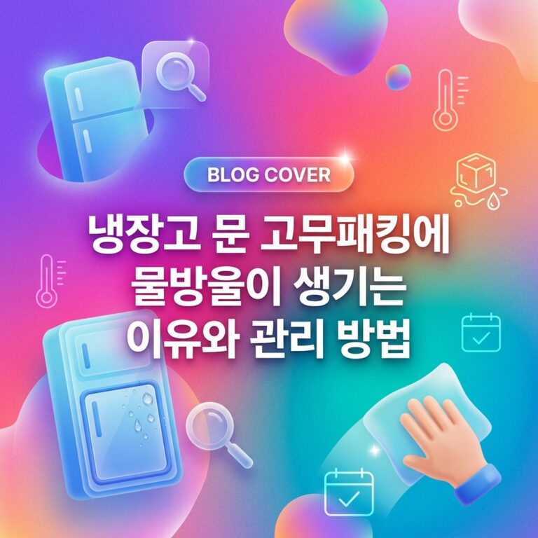ai thumbnail gradient 냉장고 문 고무패킹에 물방울이 생기는 이유와 관리 방법 1789566901
