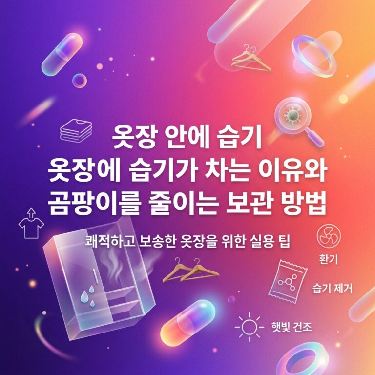 ai thumbnail gradient 옷장 안에 습기가 차는 이유와 곰팡이를 줄이는 보관 방법 1789567372