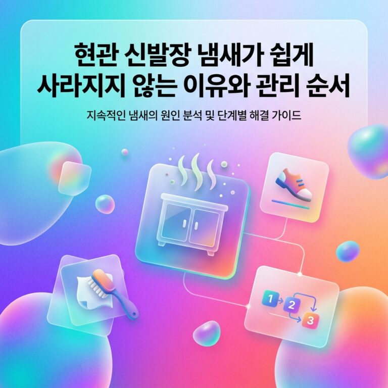 ai thumbnail gradient 현관 신발장 냄새가 쉽게 사라지지 않는 이유와 관리 순서 1789567389